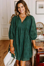 Estelle | Broderie Jurk Dames met Katoenen Tuniek