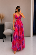 Soraya | Maxi Galajurk met Print