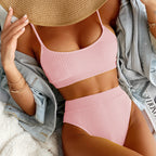 Lindy | Luxe High Waist Bikini Set Dames