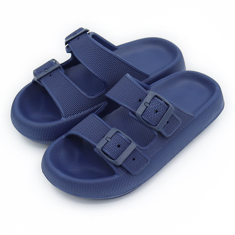 Céline | Luxe Platform Slippers met Gesp voor Dames
