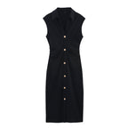 Evita | Mouwloze Blousejurk