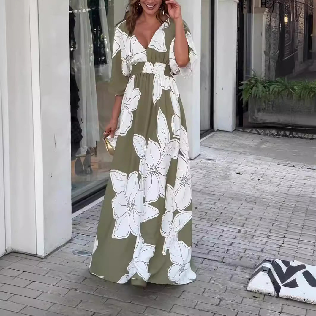 Quinn | Maxi Bloemenjurk Dames