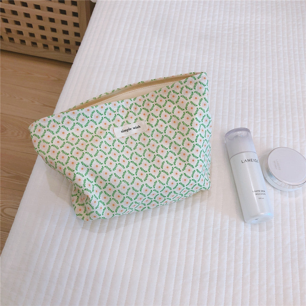 Jazmin | Floral Make-up Tas met Rits