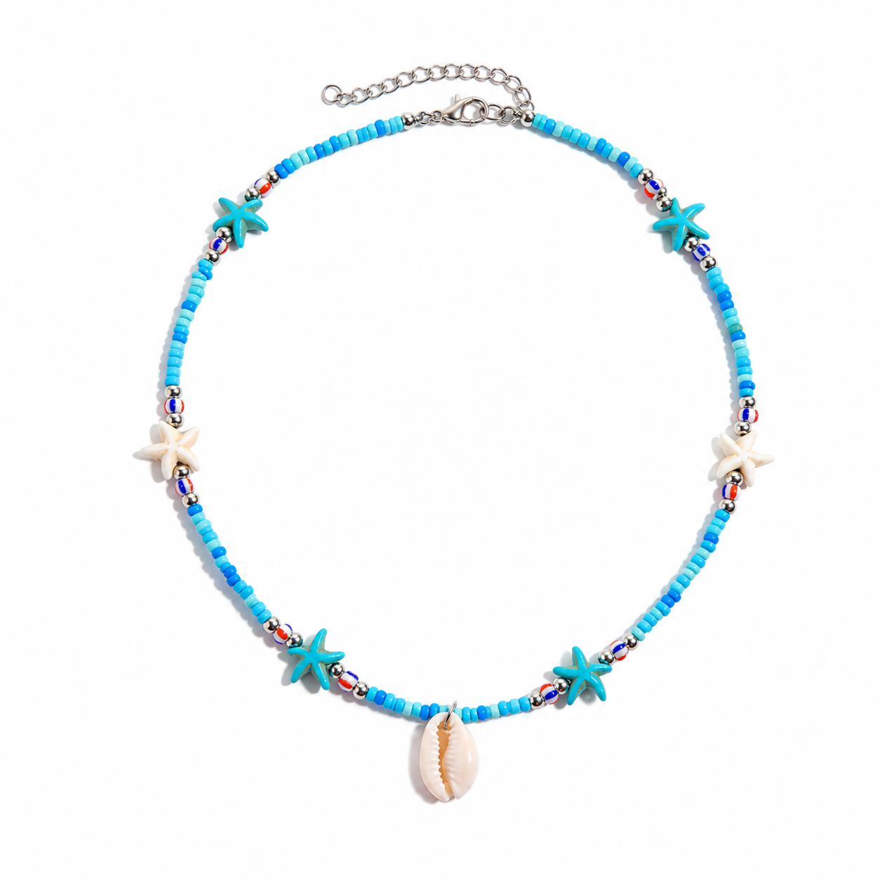 Azura | Schelpen Ketting met Kralen Dames