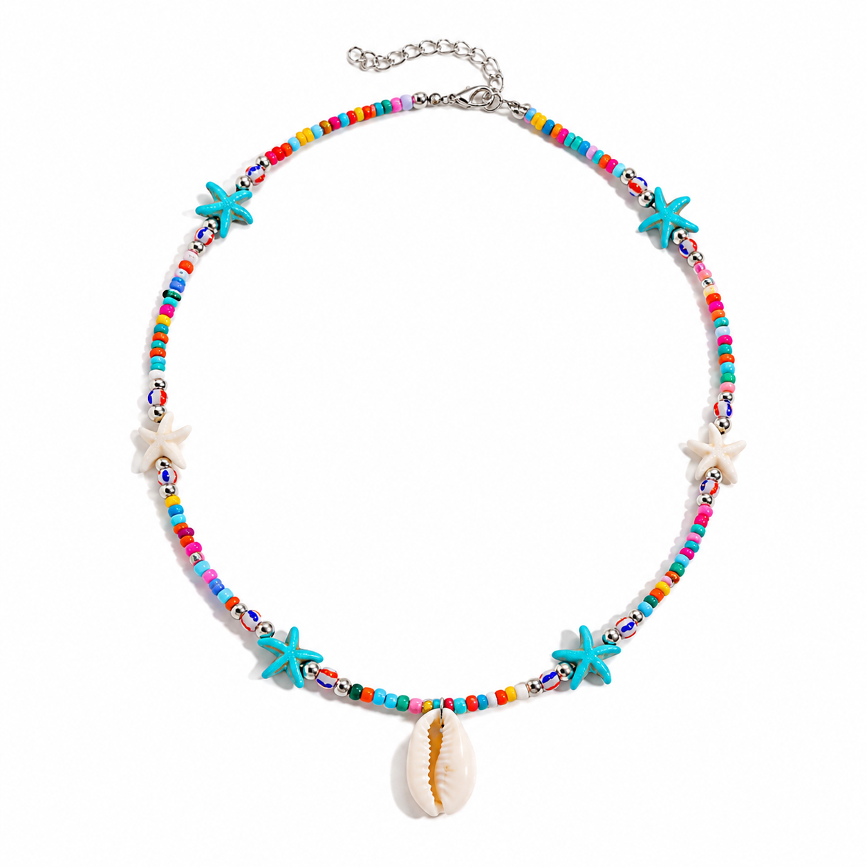Azura | Schelpen Ketting met Kralen Dames