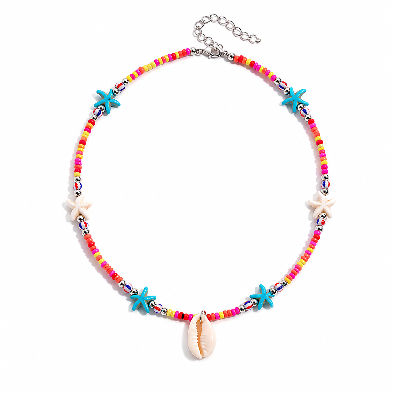 Azura | Schelpen Ketting met Kralen Dames