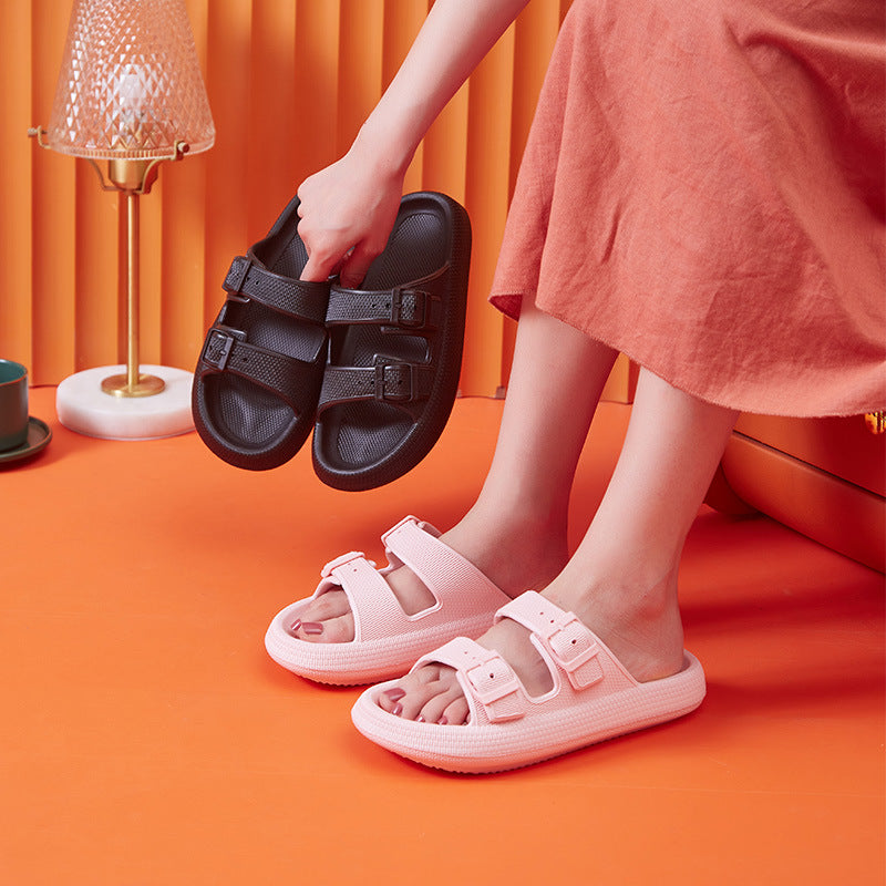 Céline | Luxe Platform Slippers met Gesp voor Dames