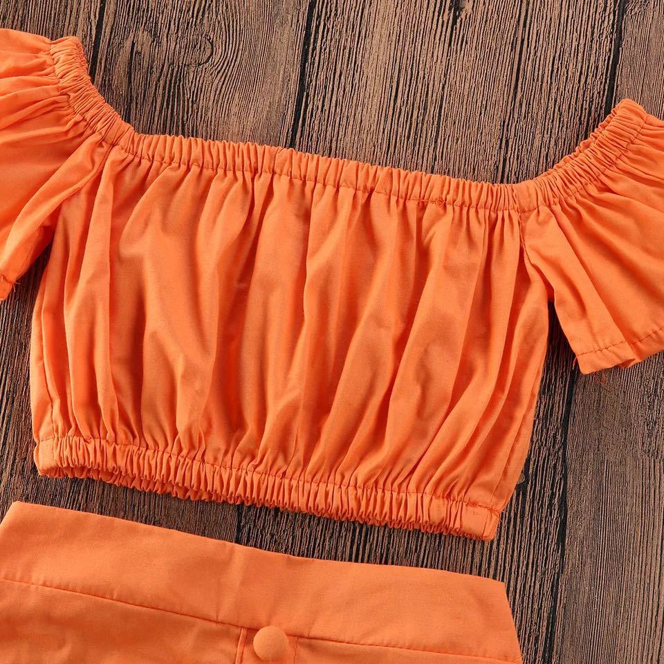 Gigi | Oranje Meisjes Set