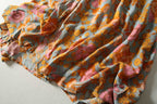 Camellia | Katoenen Maxi Wikkeljurk met Print