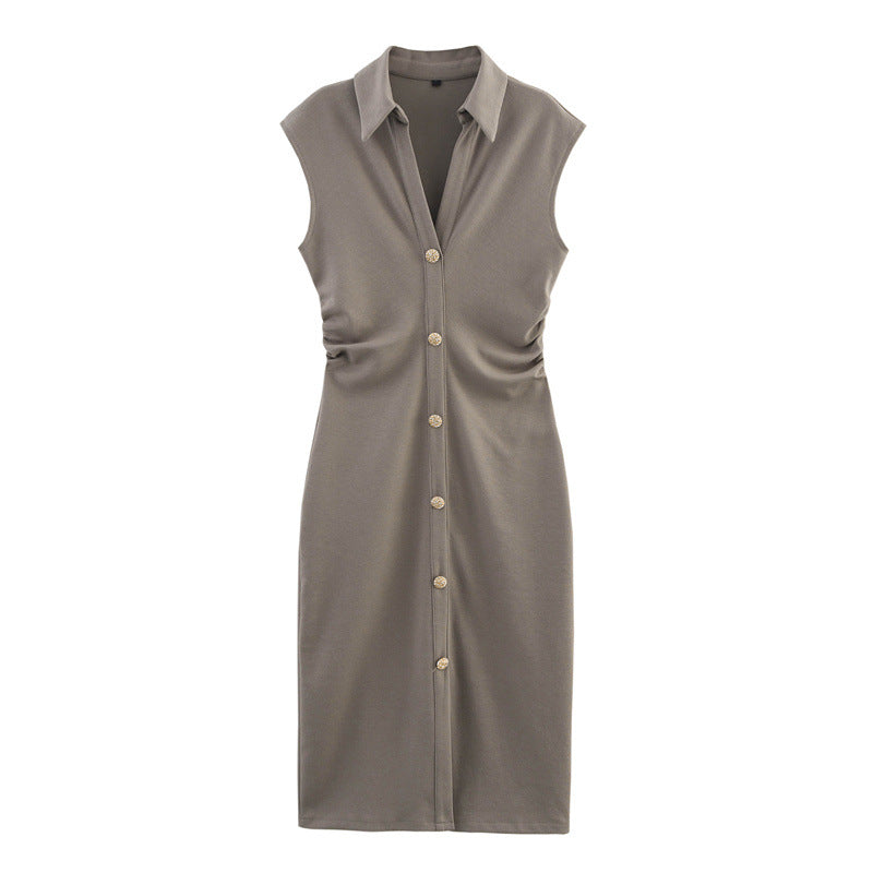 Evita | Mouwloze Blousejurk