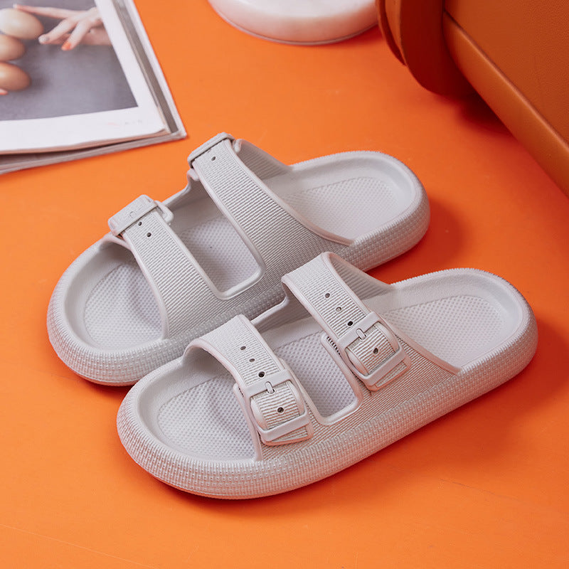 Céline | Luxe Platform Slippers met Gesp voor Dames