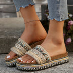 Nayeli | Bohemian Plateau Slippers Dames
