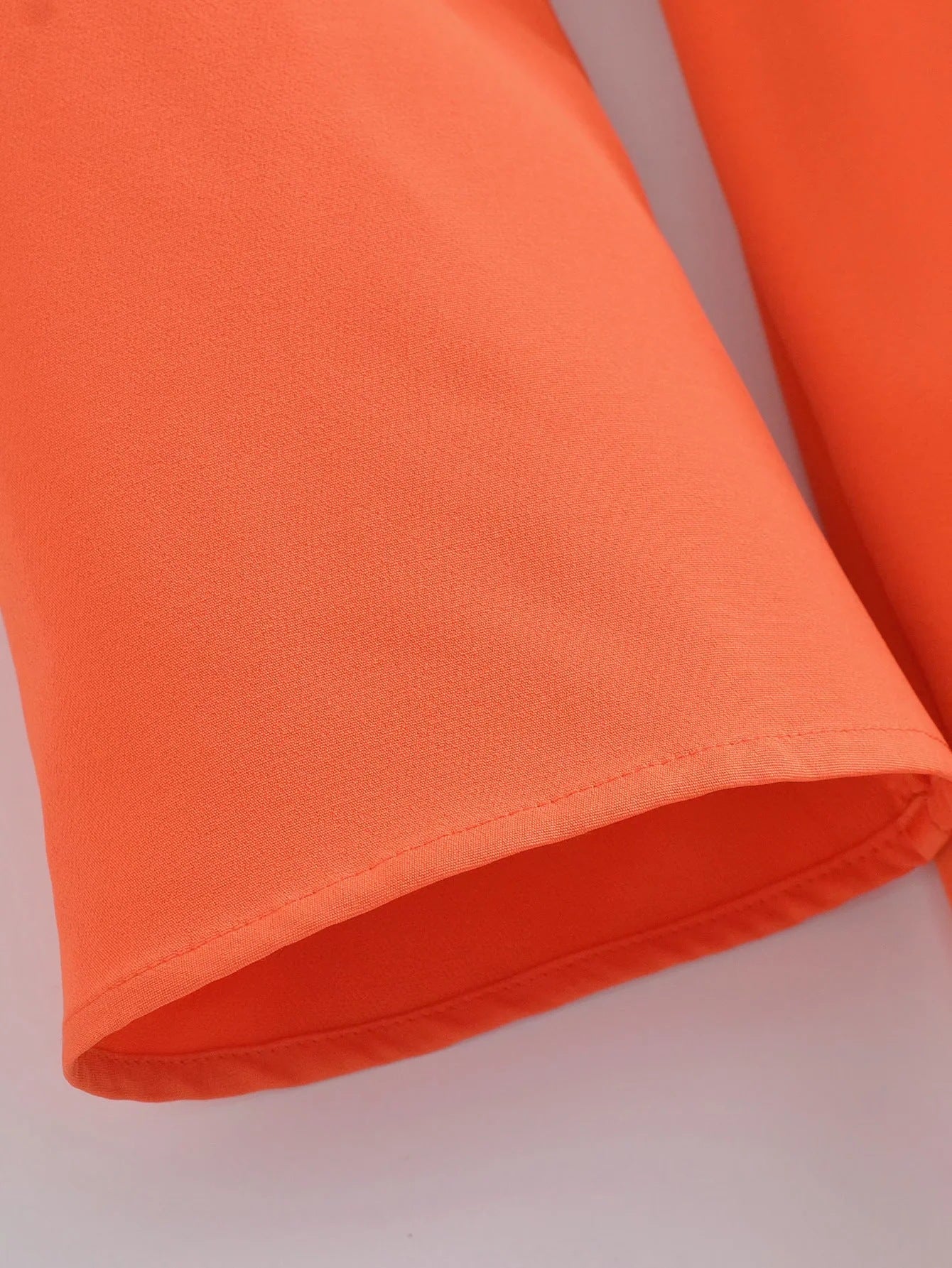 Caroline | Oranje Korte Jumpsuit
