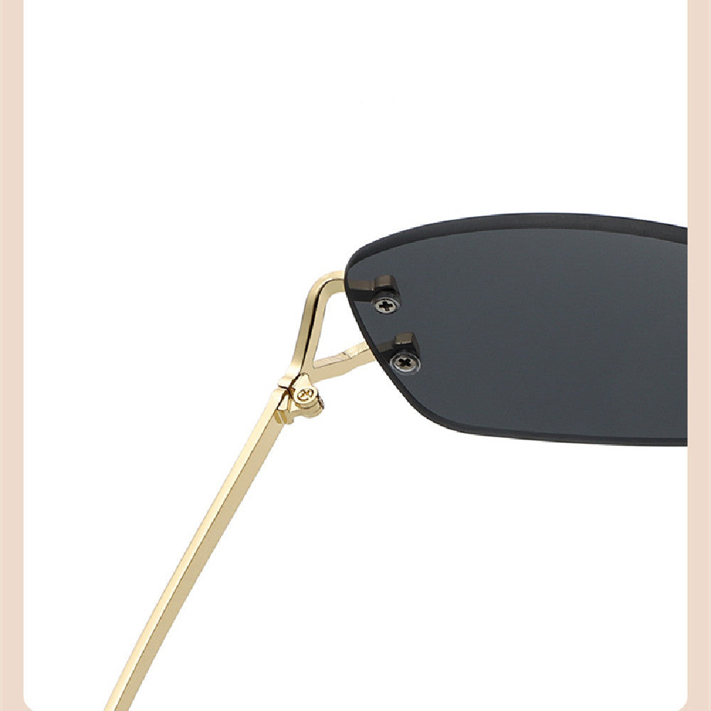 Sophie | Luxe Randloze Zonnebril UV400 voor Dames