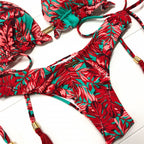 Lois | Dames Bikini Set Met Bloemenprint