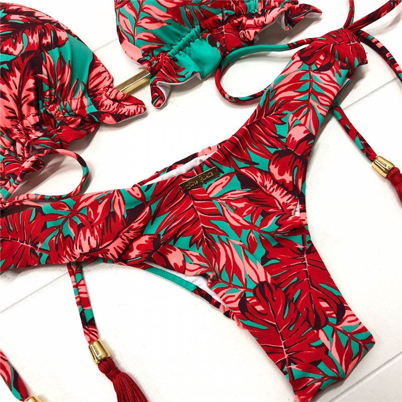 Lois | Dames Bikini Set Met Bloemenprint