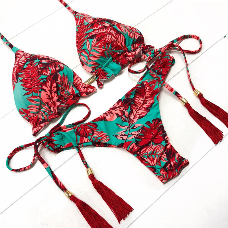 Lois | Dames Bikini Set Met Bloemenprint