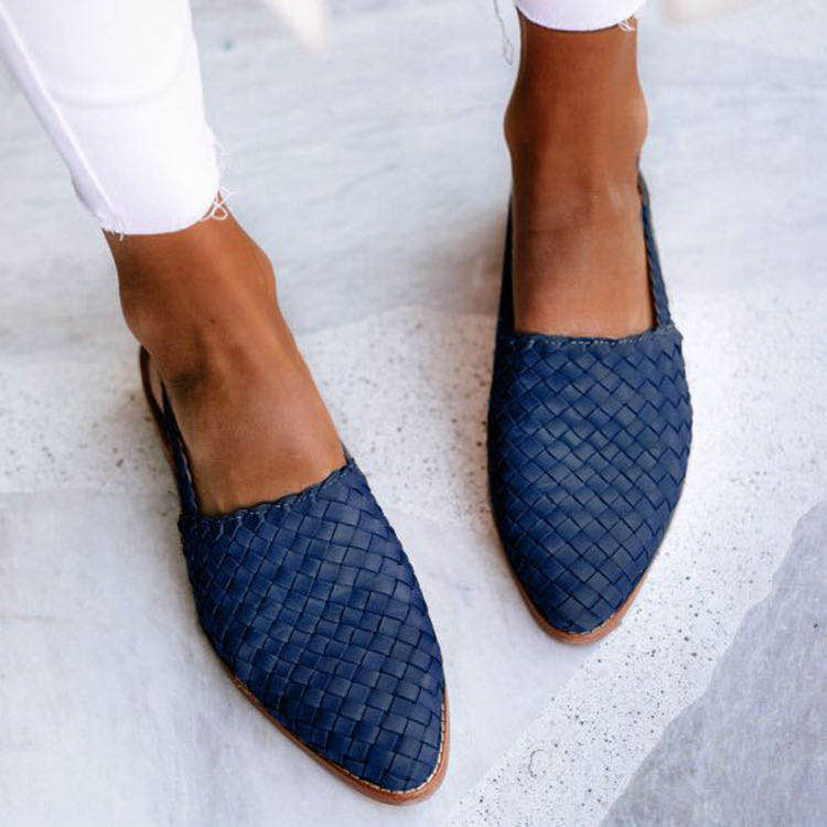 Léano | Gevlochten Slingback Sandalen Dames