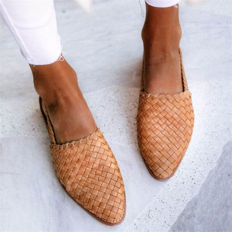 Léano | Gevlochten Slingback Sandalen Dames
