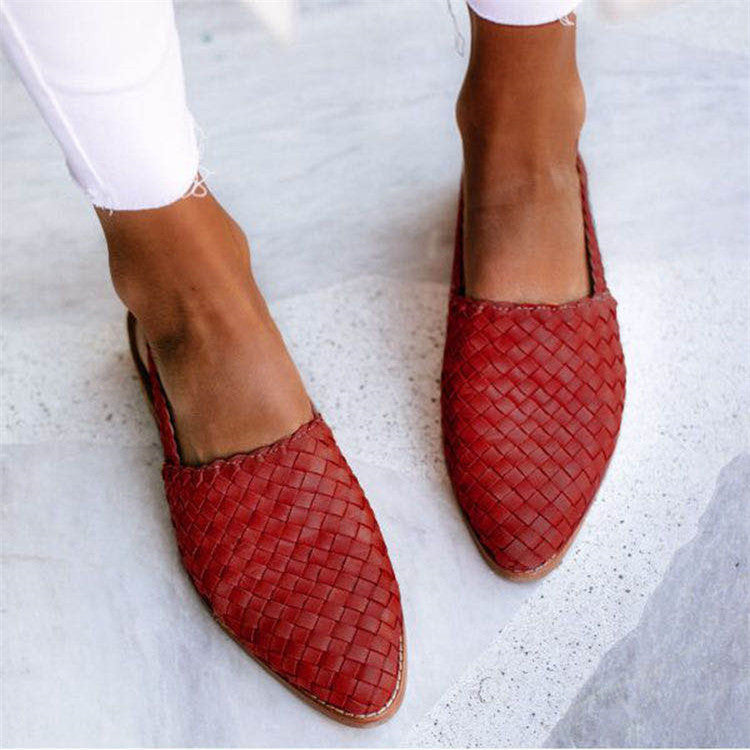 Léano | Gevlochten Slingback Sandalen Dames