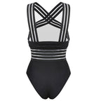 Leila | Zwarte Corrigerende Badpak Dames Luxe Fit