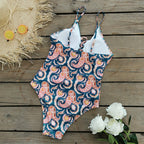 Zalina | Deep V-hals Badpak Dames Luxe Beachwear