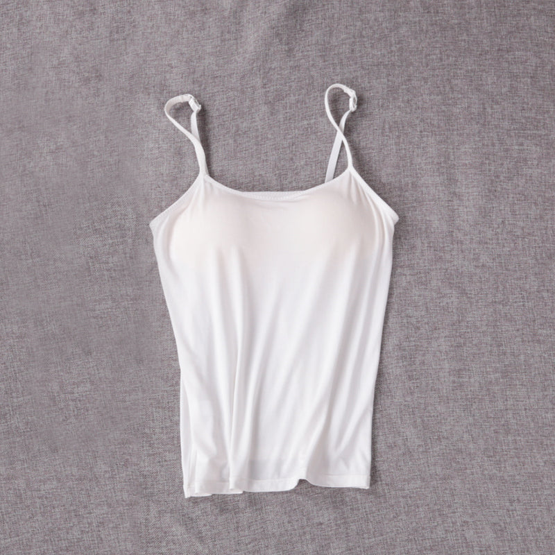 Livv | Basic Voorgevormde Spaghetti Top met Stretch
