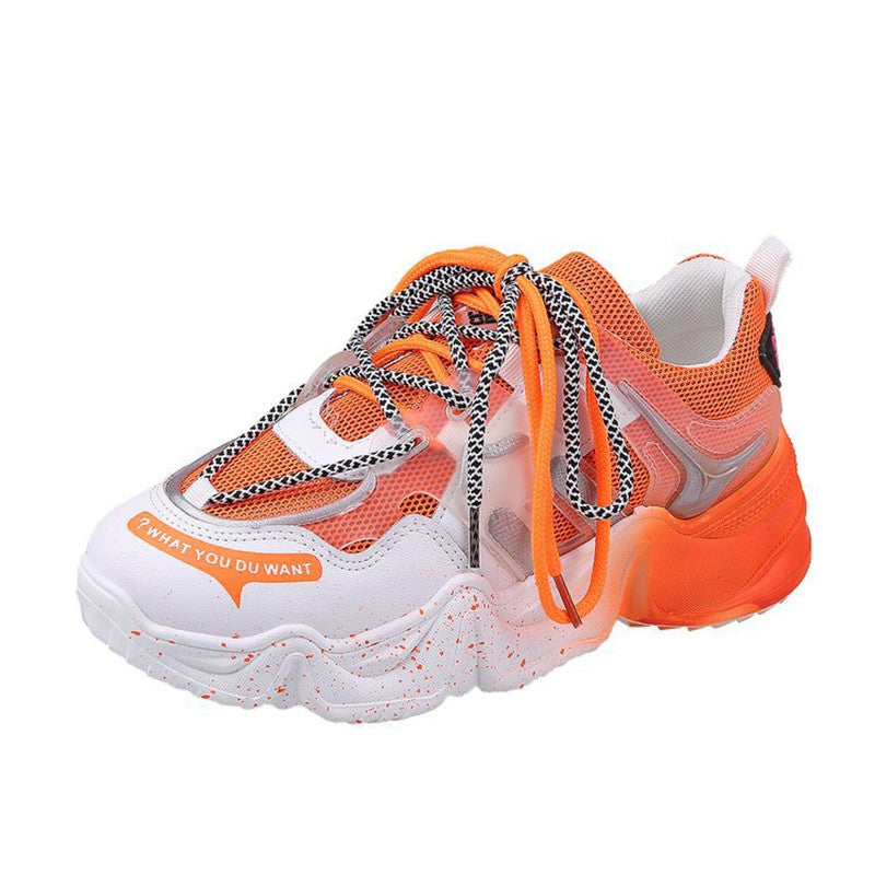 Allinda | Chunky Oranje Sneaker