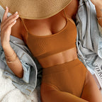 Lindy | Luxe High Waist Bikini Set Dames