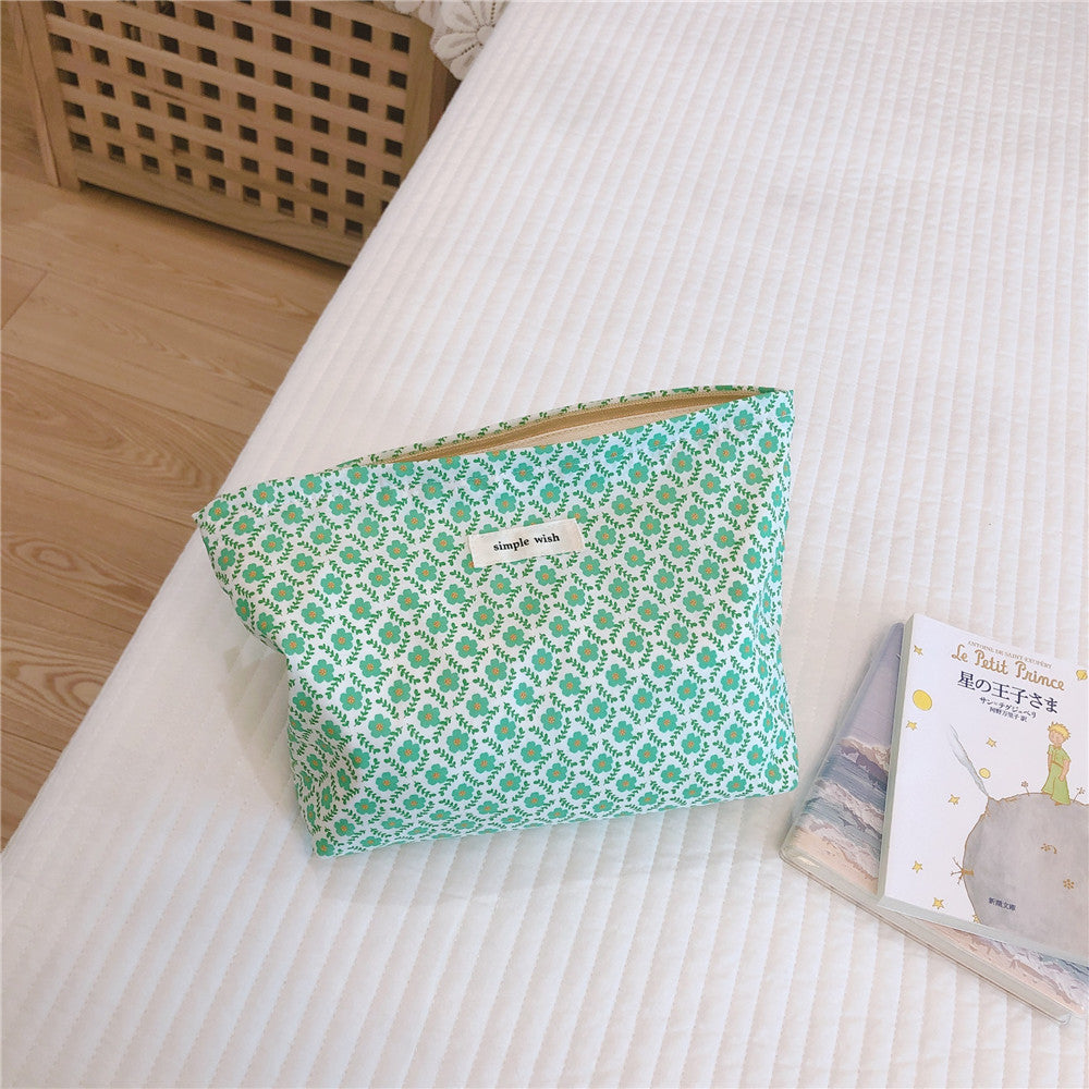 Jazmin | Floral Make-up Tas met Rits