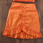 Gigi | Oranje Meisjes Set