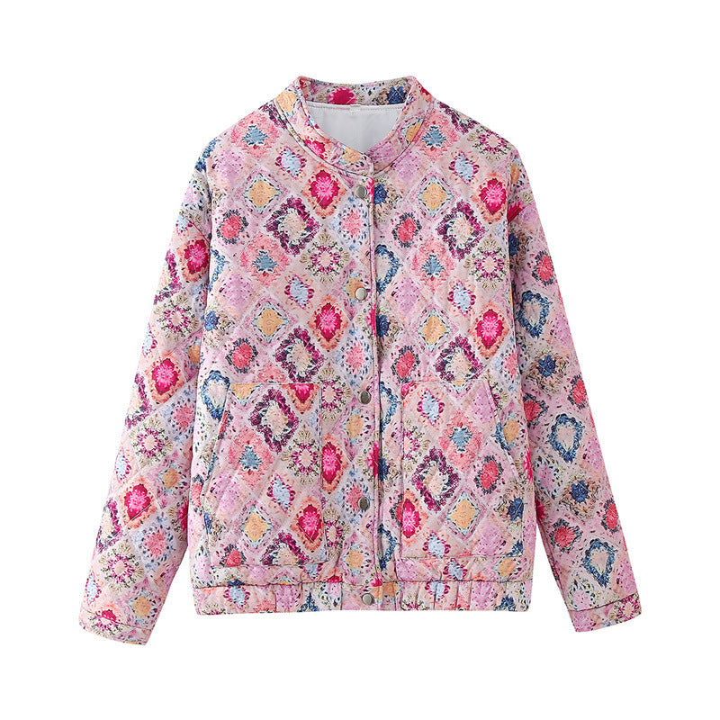 Leona | Dames Lentejasje met Kleurrijke Print en Losvallende Fit