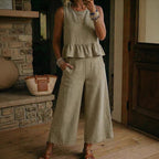 Valéza | Lounge Set met Wide Leg Broek