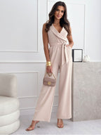 Aliyaah | V-Hals Jumpsuit Dames Chic