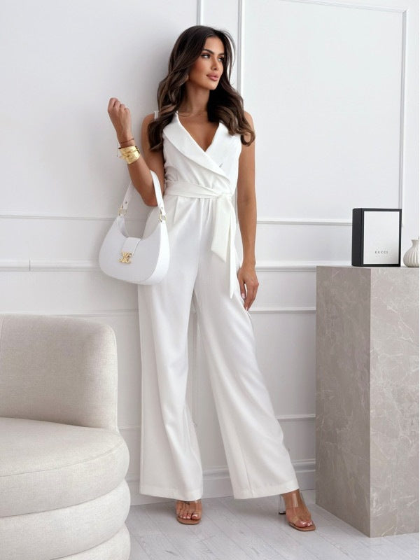 Aliyaah | V-Hals Jumpsuit Dames Chic