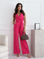 Aliyaah | V-Hals Jumpsuit Dames Chic
