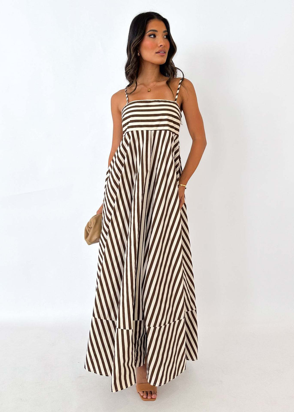 Liesl | Gestreepte Maxi Zomer Jurk