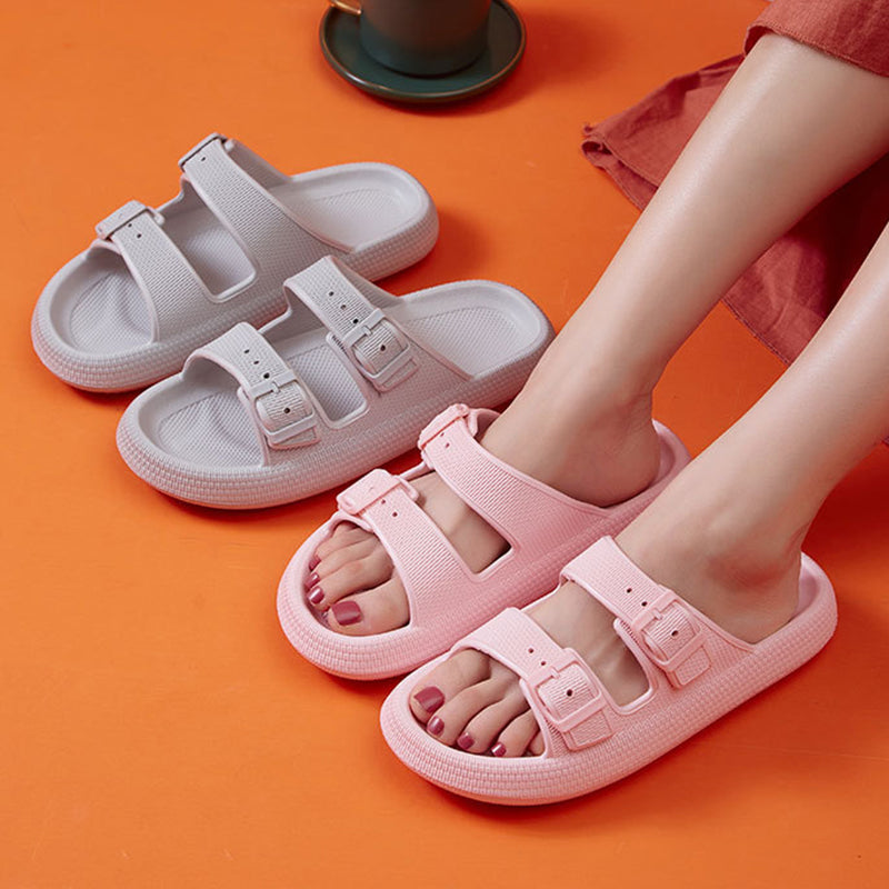 Céline | Luxe Platform Slippers met Gesp voor Dames