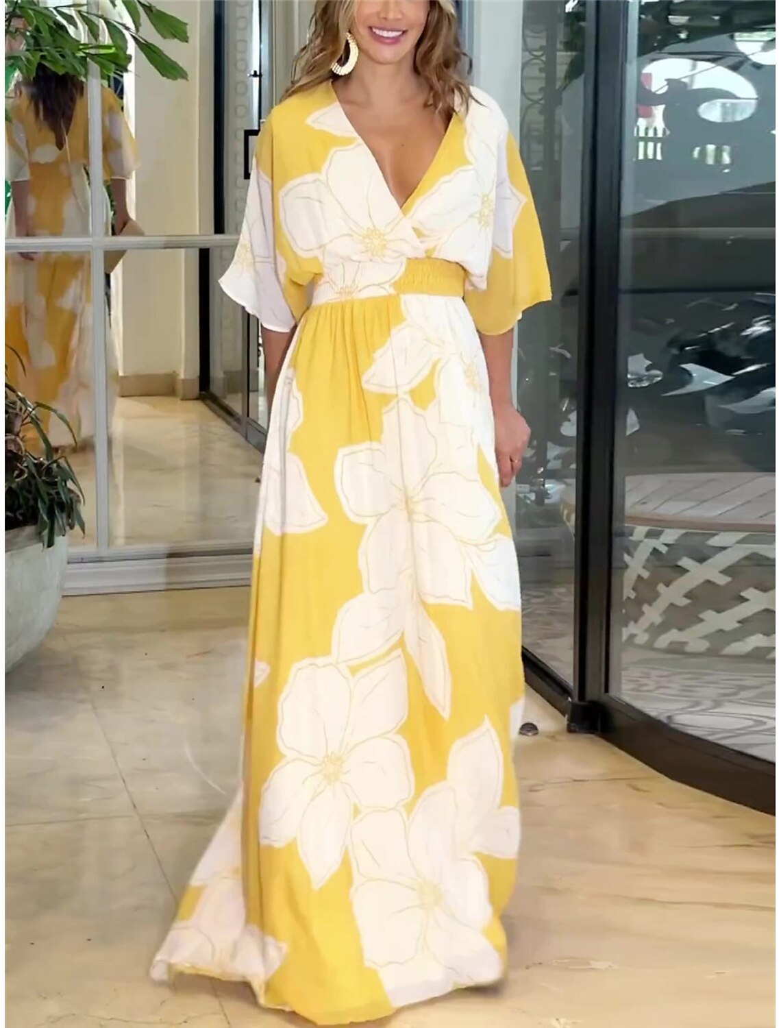 Quinn | Maxi Bloemenjurk Dames