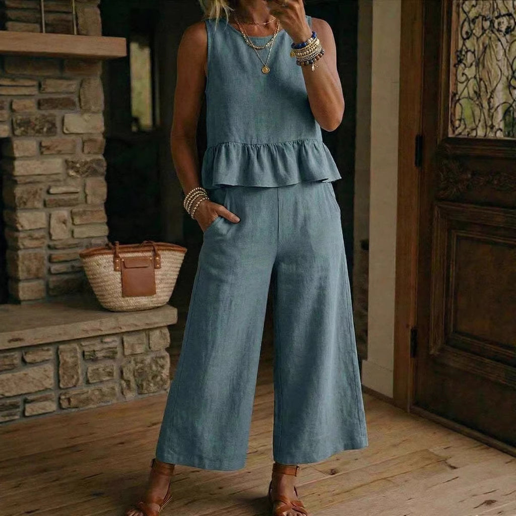 Valéza | Lounge Set met Wide Leg Broek