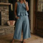 Valéza | Lounge Set met Wide Leg Broek