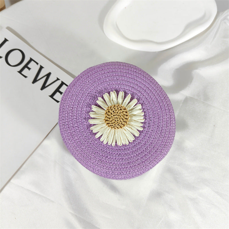 Zélina | Ronde Stro Tas met Bloem