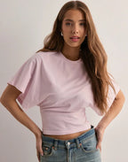 Kaia | Dames Batwing Crop Top met Loose Fit