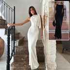 Verya | One Shoulder Maxi Jurk