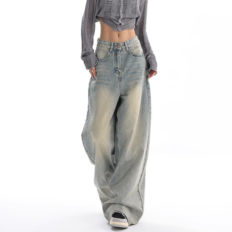 Bronx | Dames Wide Leg Jeans met High Waist