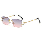Sophie | Luxe Randloze Zonnebril UV400 voor Dames
