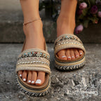Nayeli | Bohemian Plateau Slippers Dames