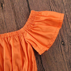 Gigi | Oranje Meisjes Set