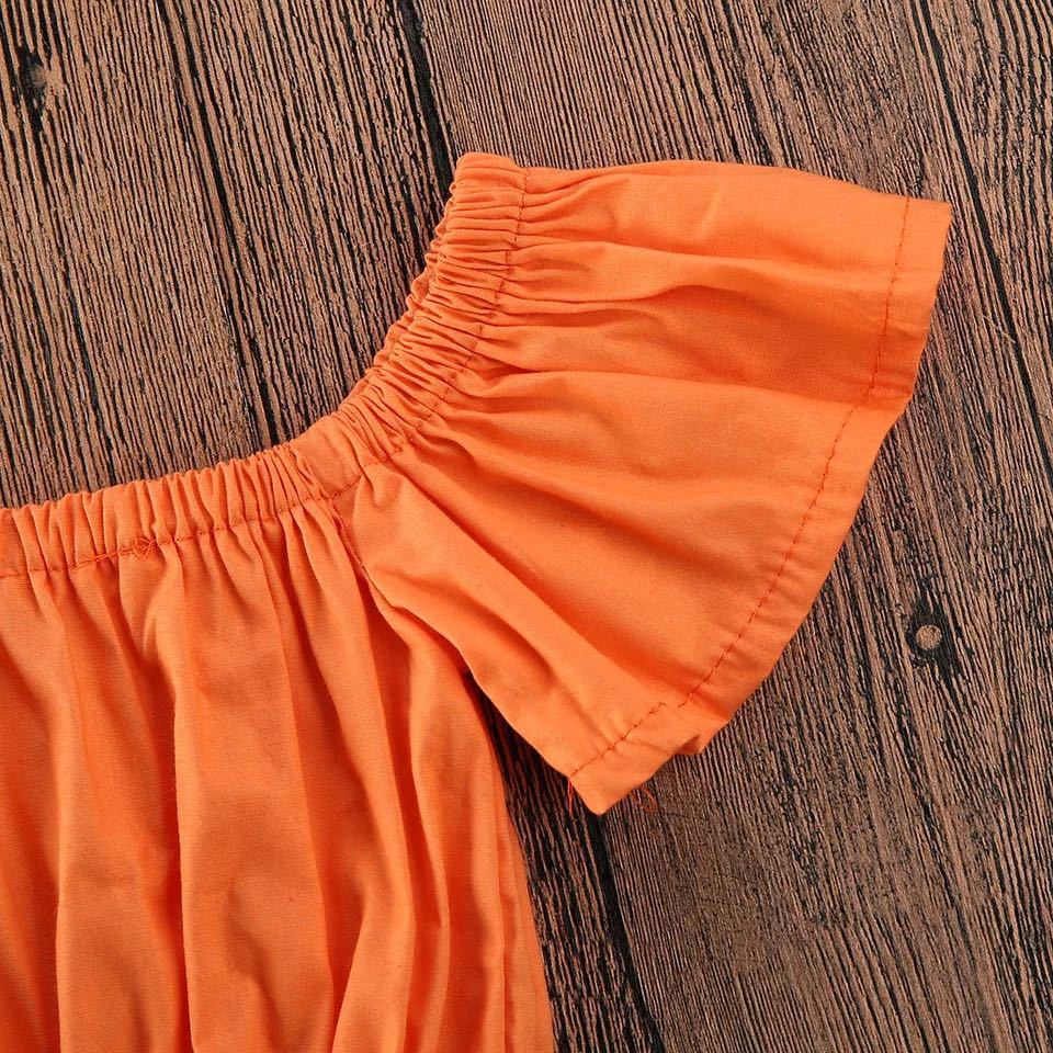 Gigi | Oranje Meisjes Set