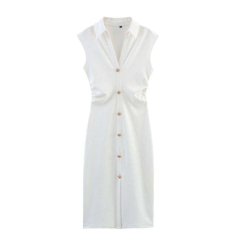 Evita | Mouwloze Blousejurk